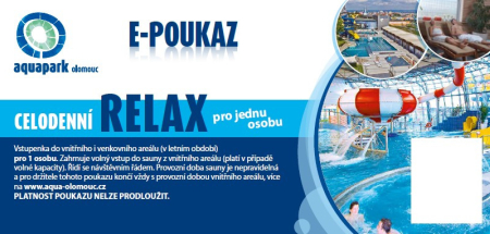 Celodenní poukaz RELAX
