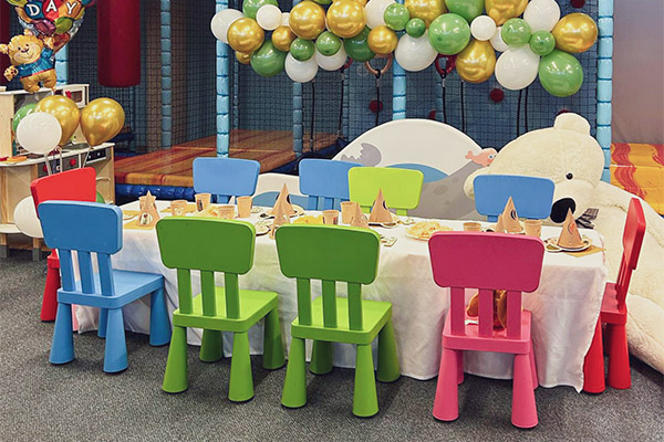 Záloha na oslavu v dětském koutku